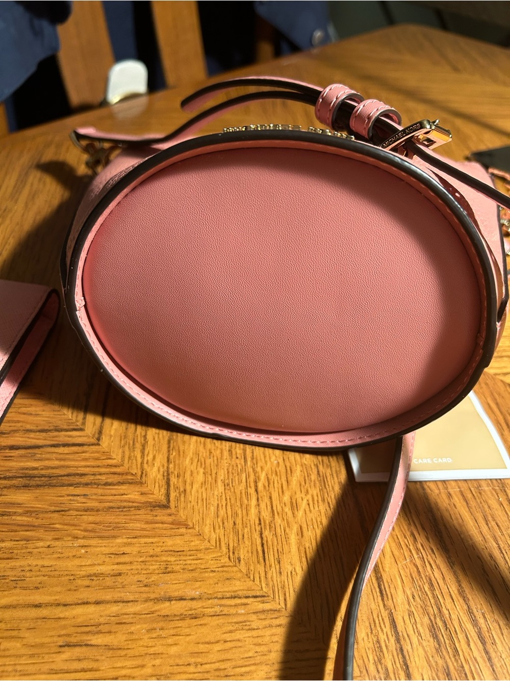 Michael Kors Pink Crossbody Bag with Pebbled Leather and wallet - Picture 10 of 12